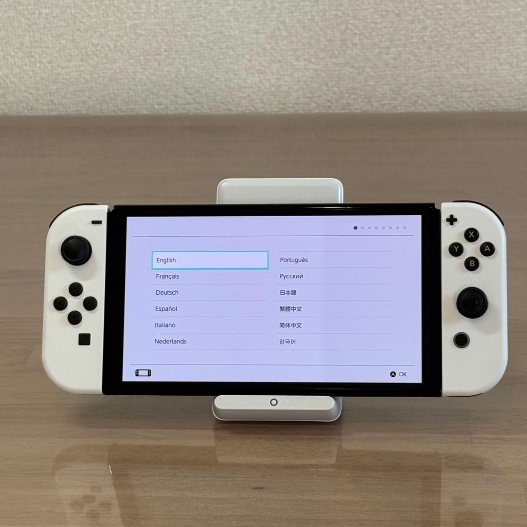 7-092 Switch 本体 有機モデル ホワイト 箱付き