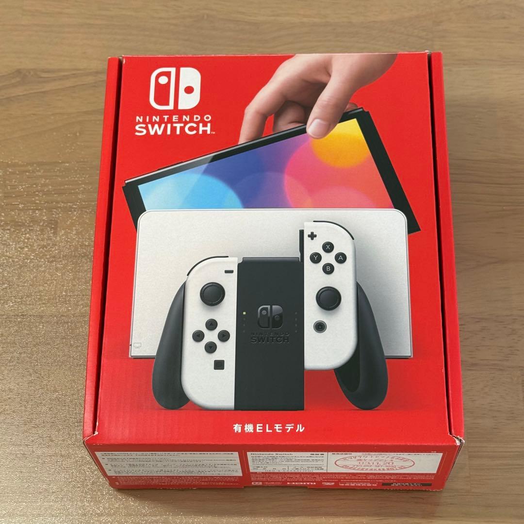 7-092 Switch 本体 有機モデル ホワイト 箱付き