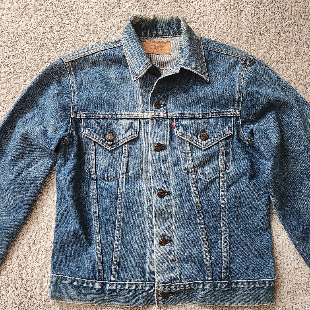 【希少】80s Levi's 70505-0217 USA製 ボタン裏527