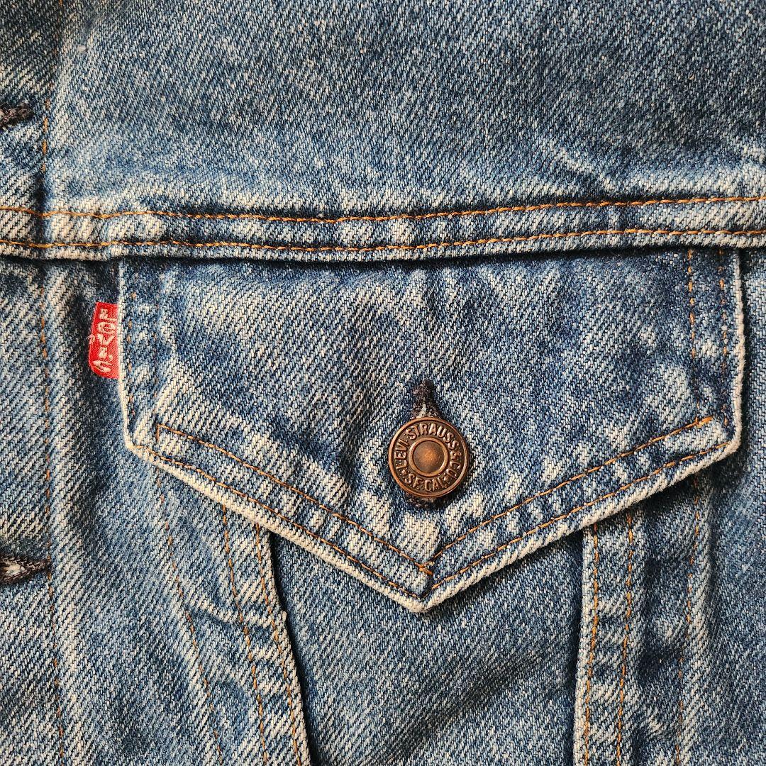 【希少】80s Levi's 70505-0217 USA製 ボタン裏527