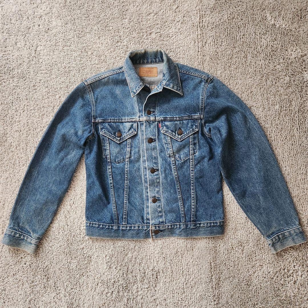 【希少】80s Levi's 70505-0217 USA製 ボタン裏527