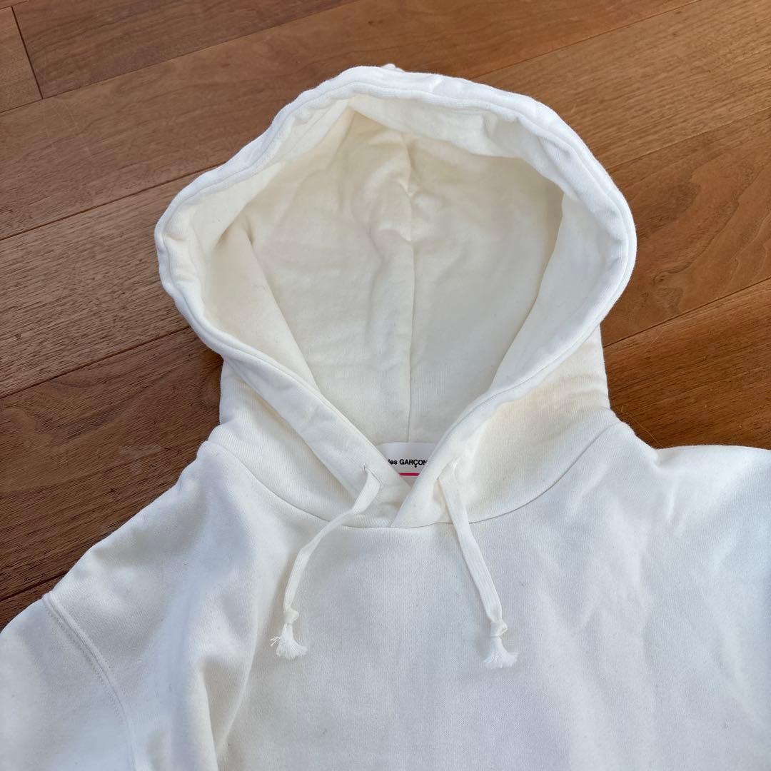 COMME des GARÇONS GIRL●オフホワイトパーカー S●水通し