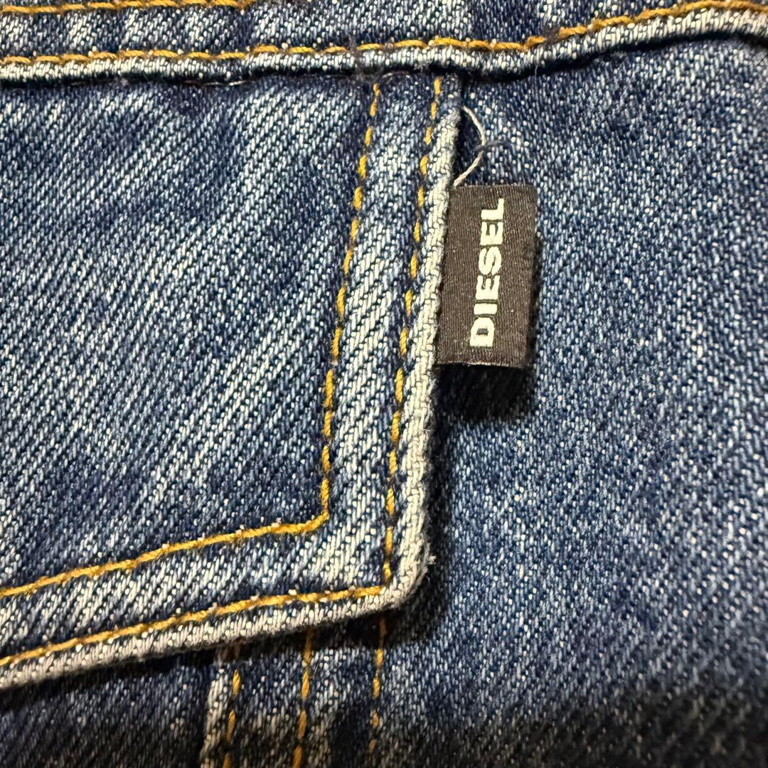美品　DIESEL 裏ボア インディゴ デニムジャケット　L シェルパ