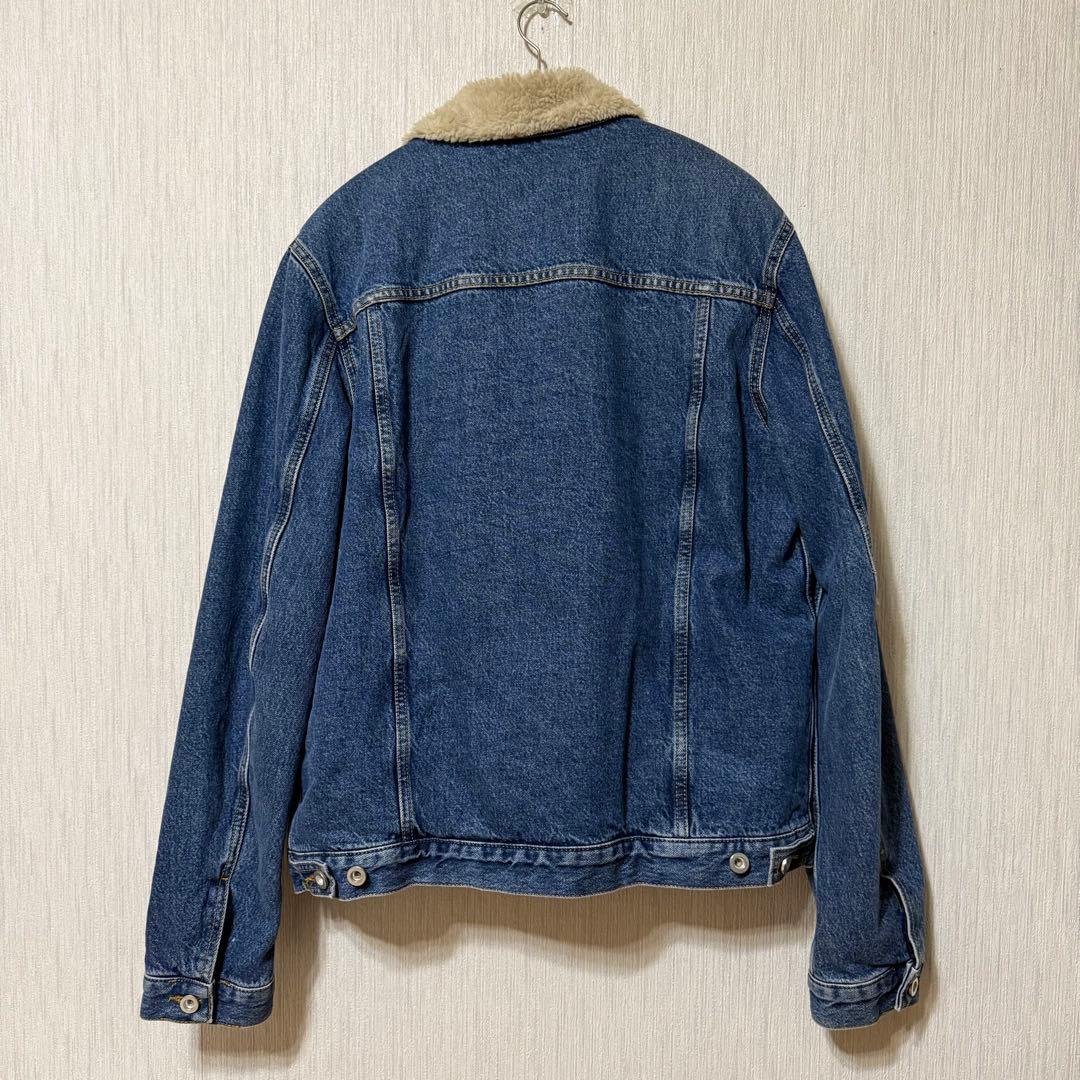 美品　DIESEL 裏ボア インディゴ デニムジャケット　L シェルパ