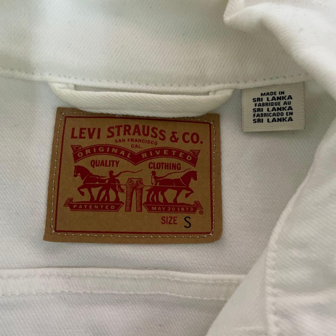 Levi's ホワイト デニムジャケット S
