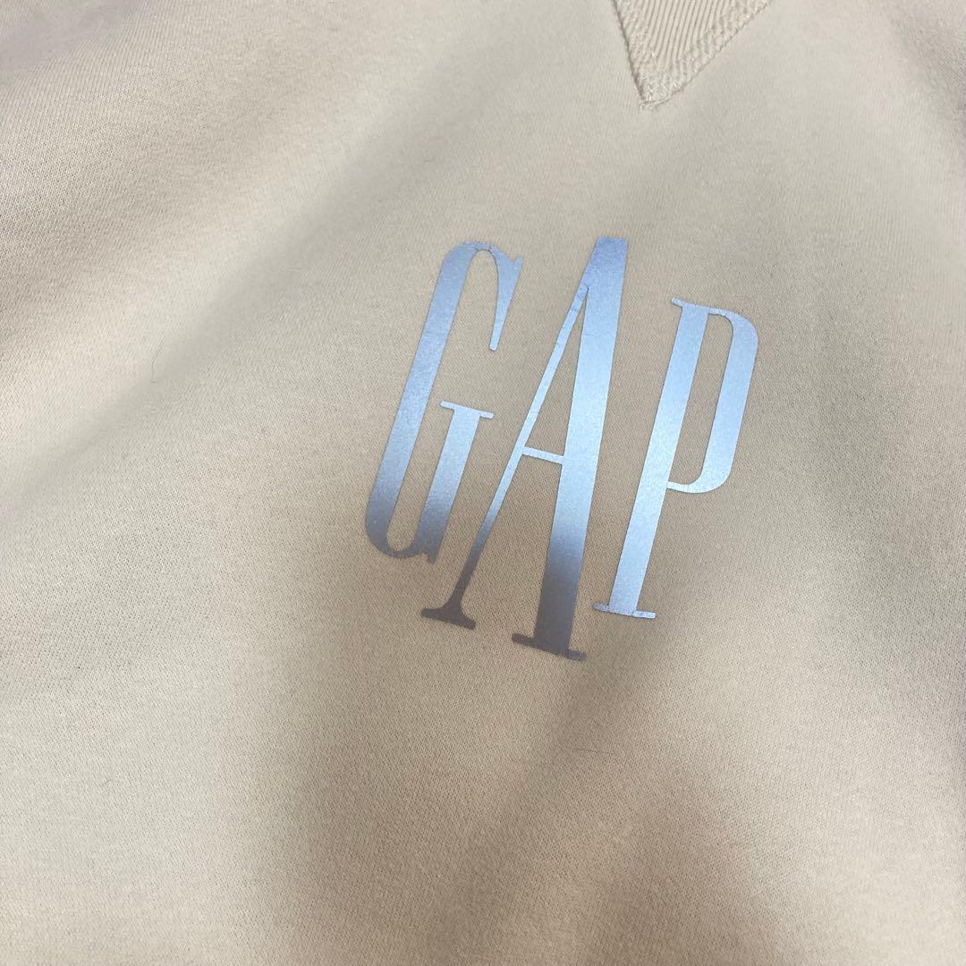 GAP ひかるパーカー 長袖 スウェット アイボリー 裏起毛