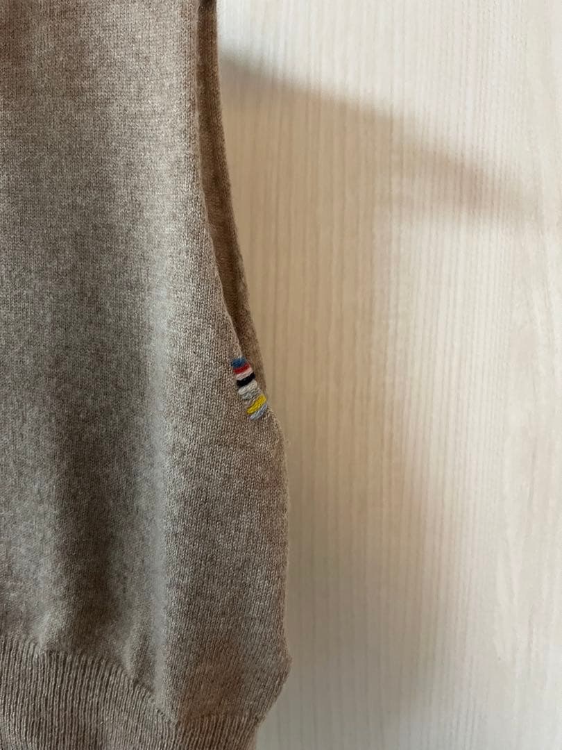 extreme cashmere ベージュ Vネック ニットベスト