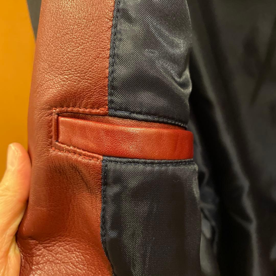 LUPO DI MARE SINA COVA. ブラックレザージャケット L