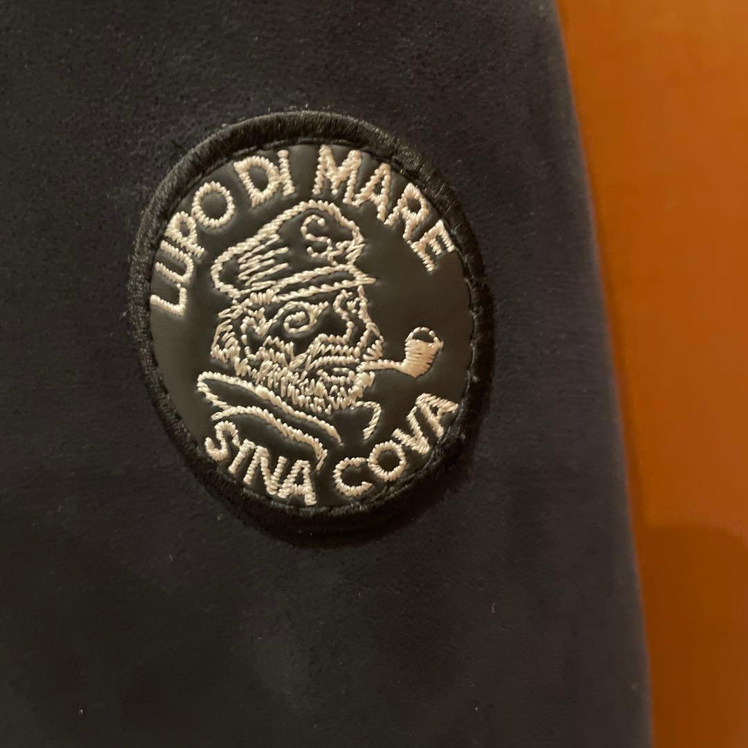 LUPO DI MARE SINA COVA. ブラックレザージャケット L