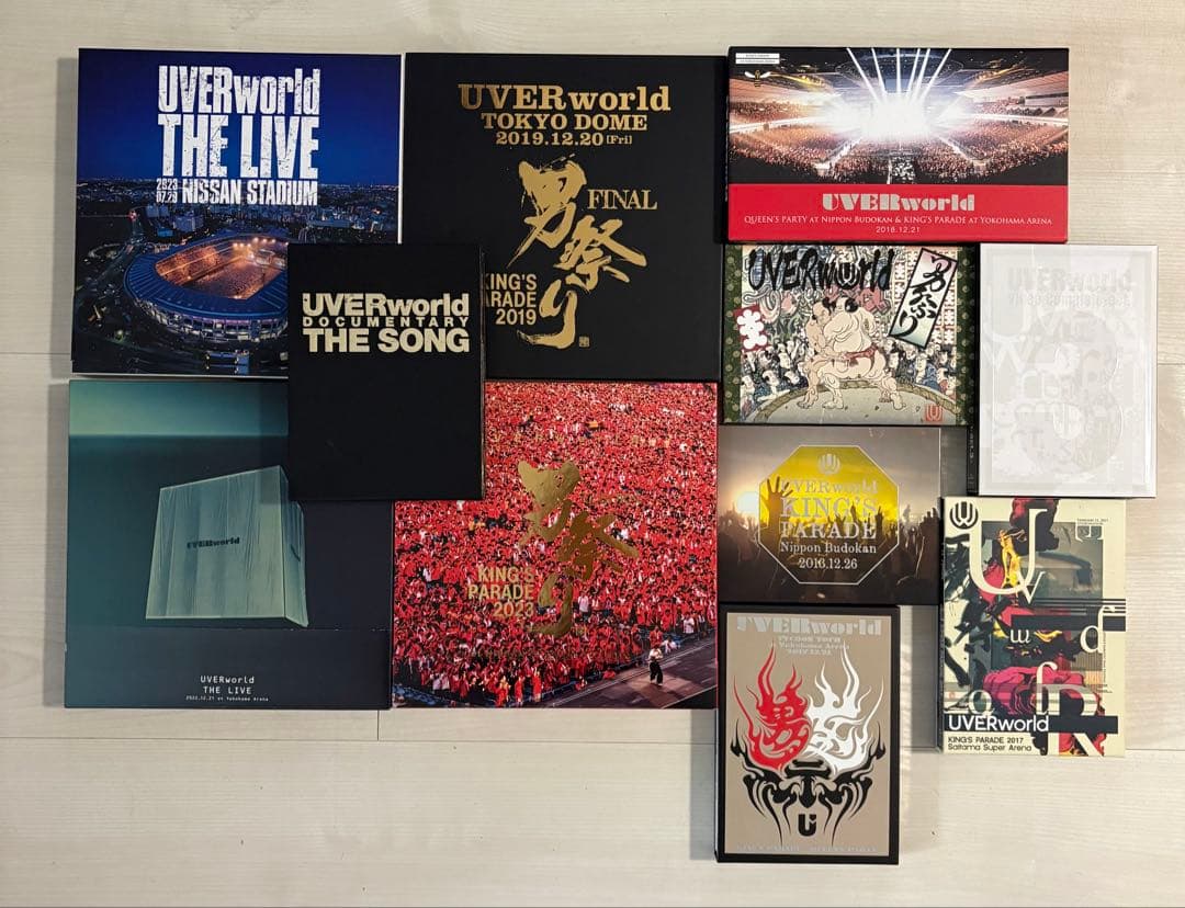 UVERworld ライブDVDコレクション　25点
