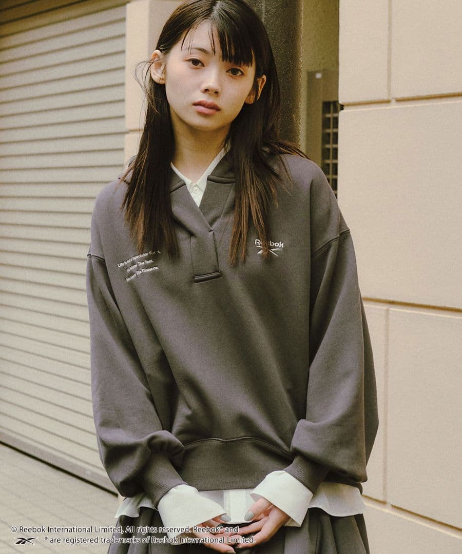 実物写真掲載 《COCO DEAL/Reebok》スキッパースウェットパーカー