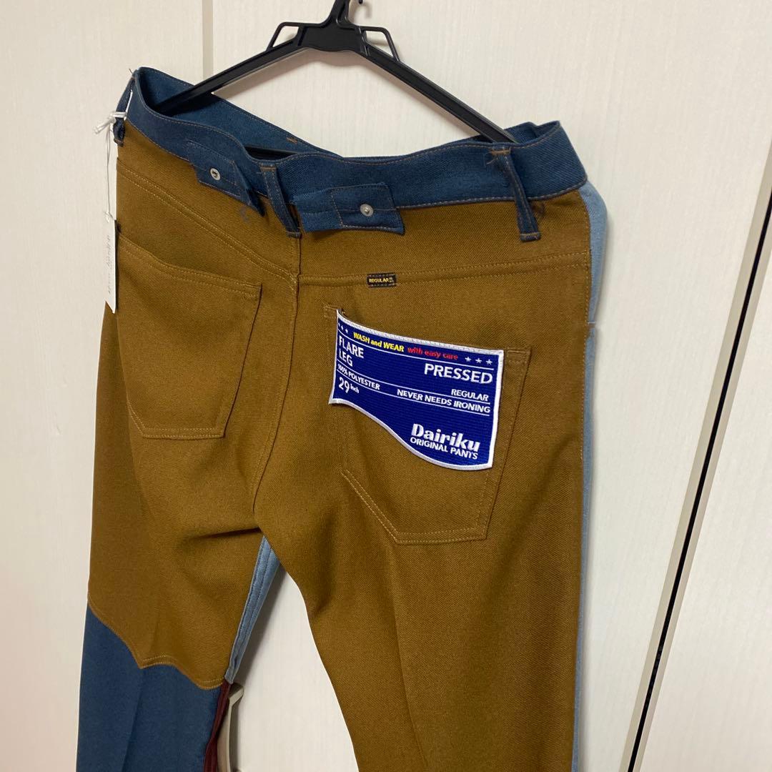 【新品】DAIRIKUフレアレッグパンツ Runaway 23ss Crazy