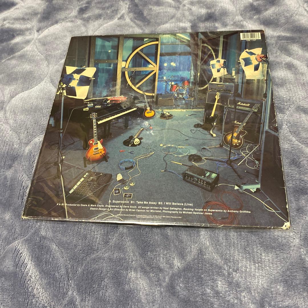 oasis supersonic レコード　12inch CRE 176T