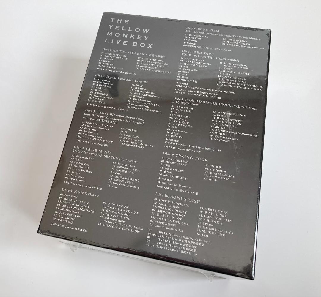 未開封 THE YELLOW MONKEY LIVE BOX 初回生産限定