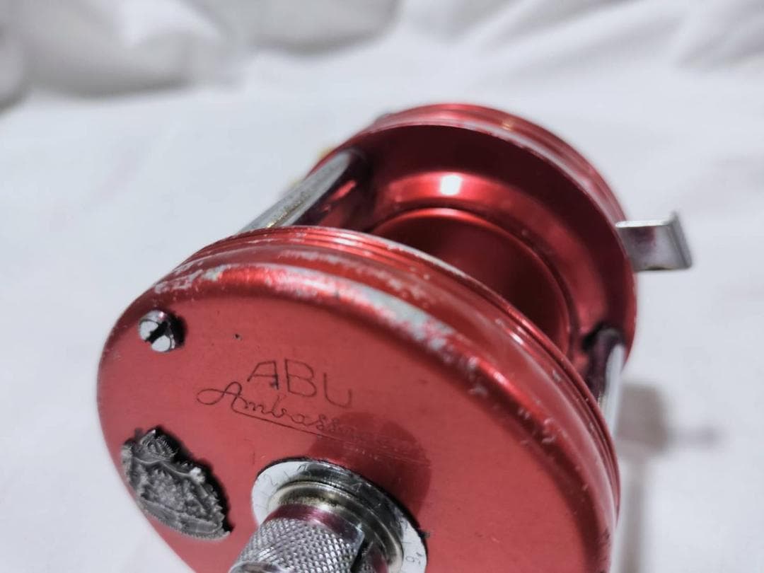 アブガルシア　アンバサダー5000 　ビンテージ　リール abu 　レッド