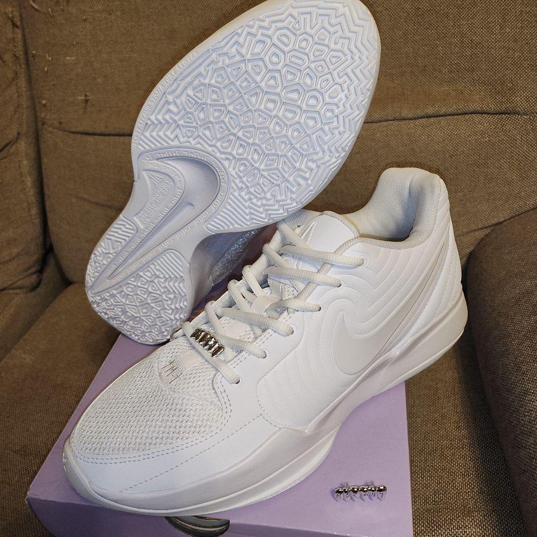 シューズ(男性用) NIKE JA 2 EP WHITE