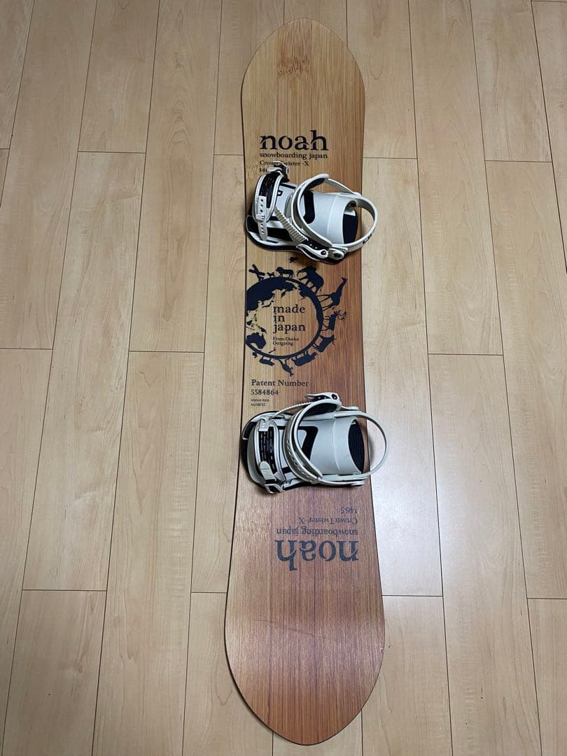 noah スノーボード 日本製 ビンディング付き