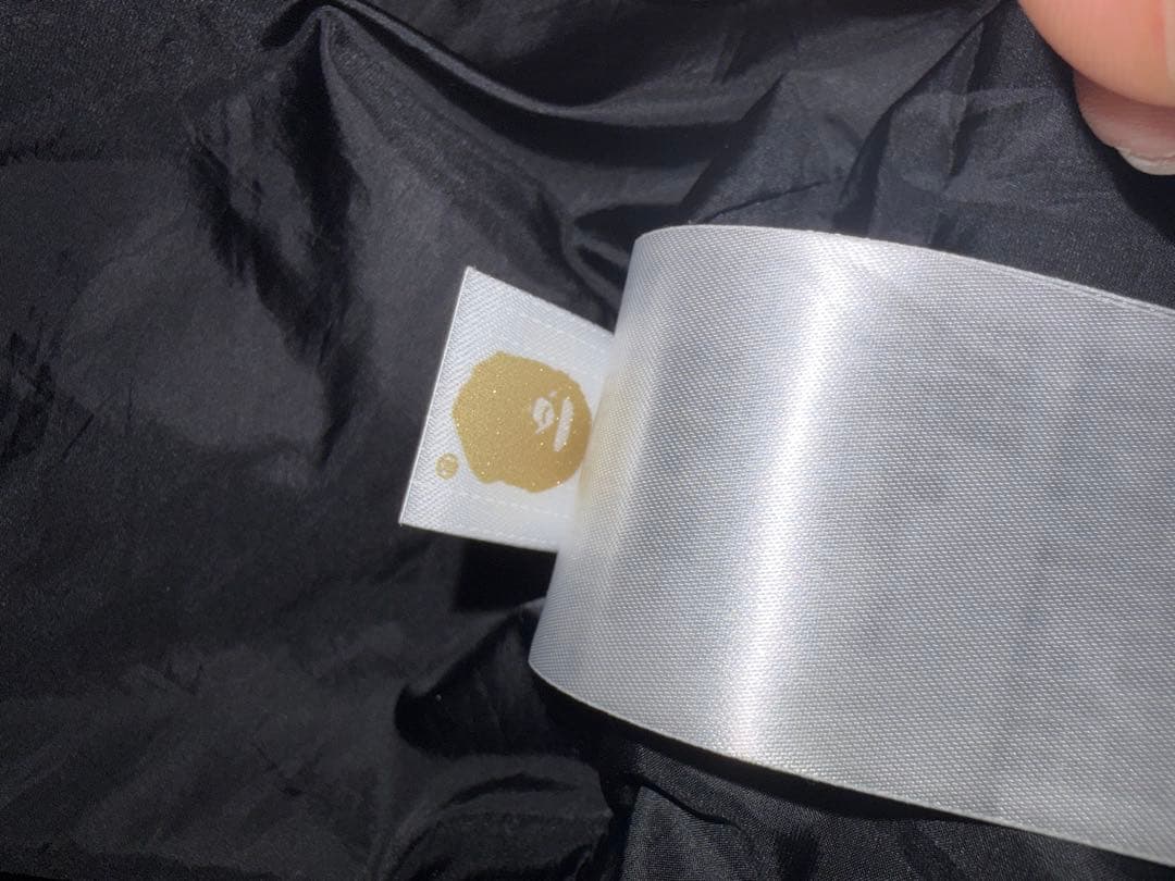A BATHING APE ブラックダウンベスト