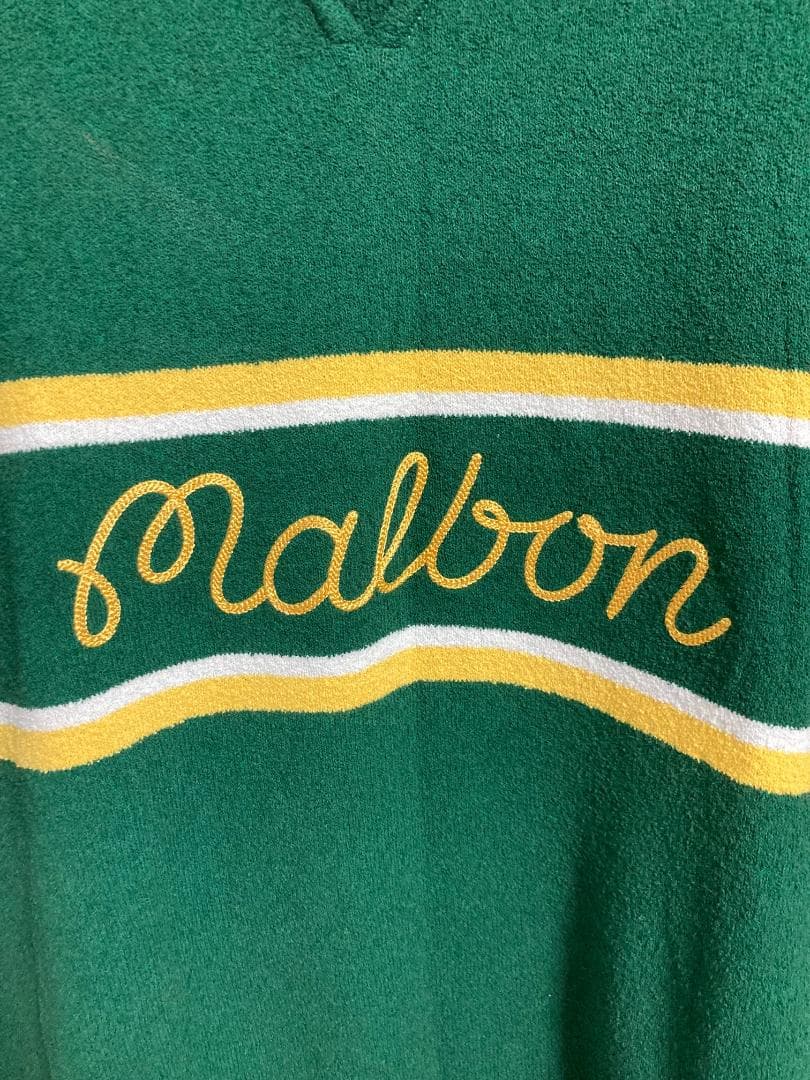 MALBON GOLF タオル地 ロゴ ポロシャツ Tシャツ