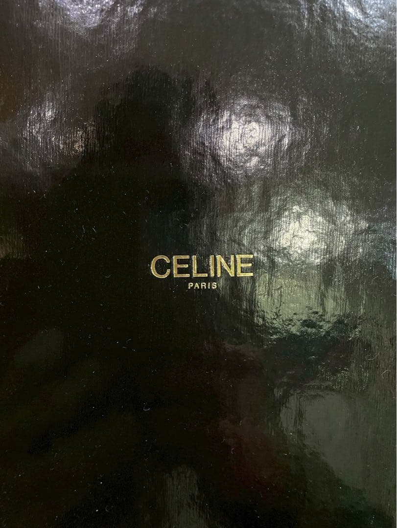 【美品】CELINE セリーヌ　シルクスカーフ　約86cm×86cm