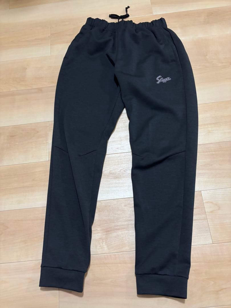 【美品上下セット】久保田スラッガー　ジップパーカーとパンツ　黒　野球