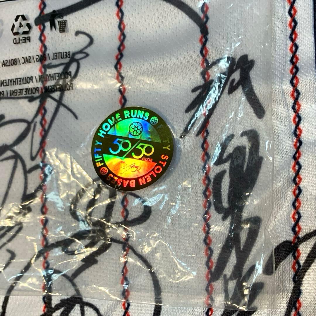 大谷翔平　2023 WBC　ホーム　選手等プリントサイン入りユニフォーム　非売品