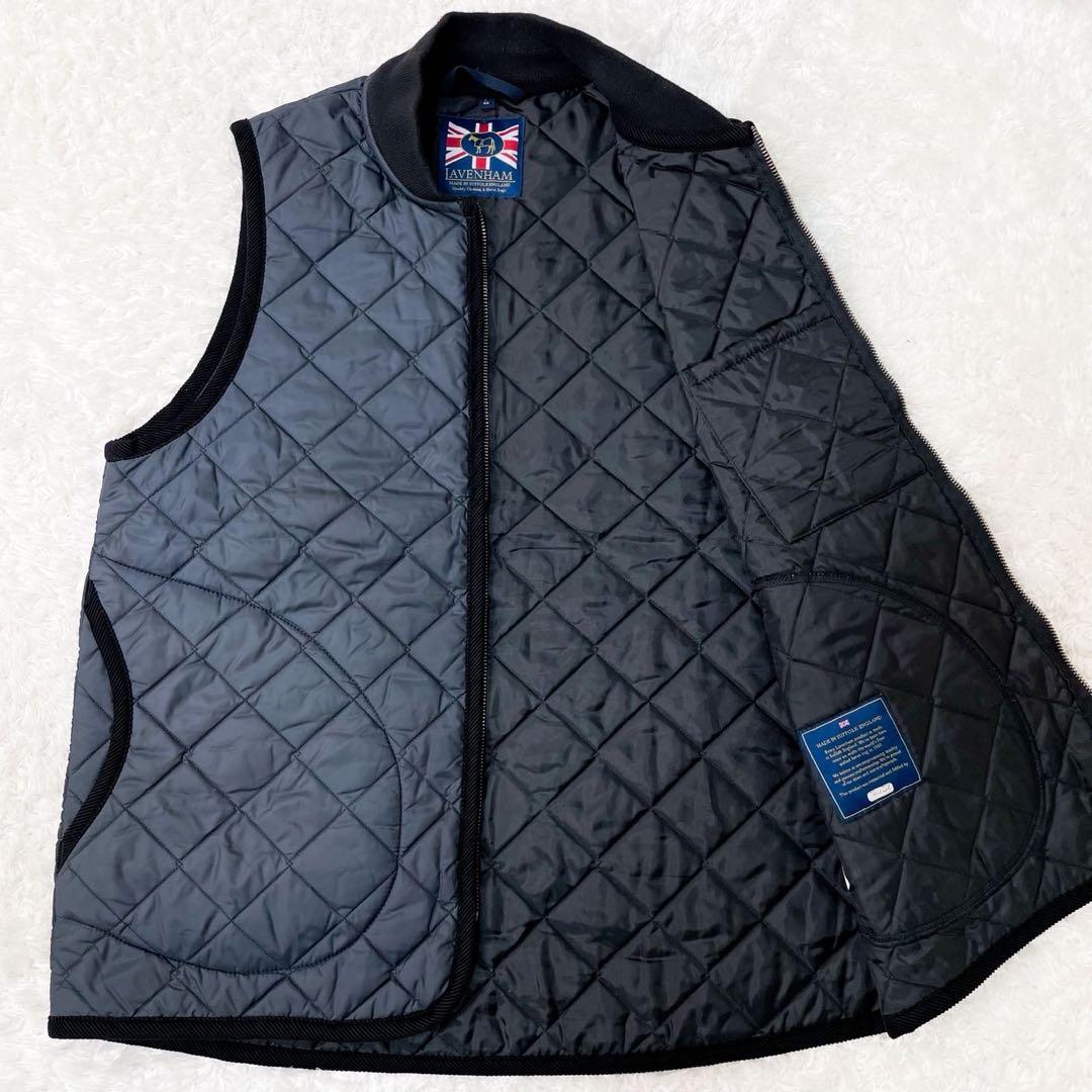 新タグ ラベンハム キルティング ベスト ZIP BOMBER GILET 40