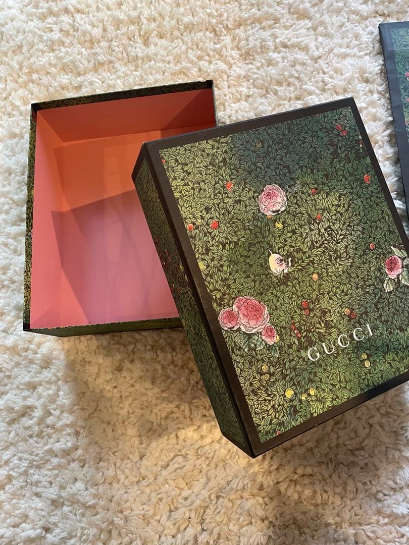 【貴重】GUCCI ヒグチユウコ 初期コラボ ショッパー&ボックス+シール付