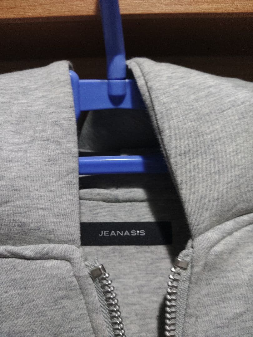 JEANASIS フルジップ グレー パーカー　ダンボール　BIG