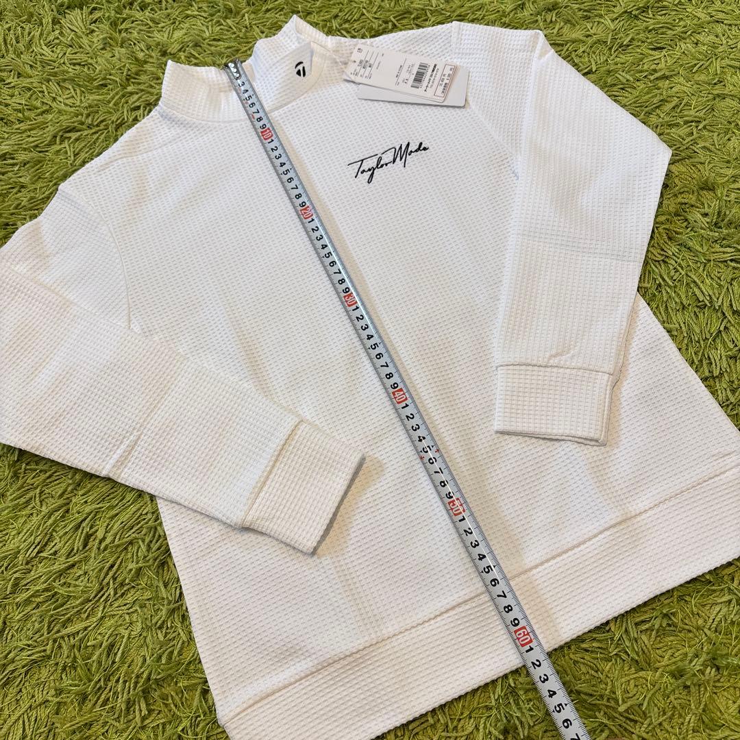 ラスト１点【TaylorMade】S 新品✨春ゴルフ　ロゴモックネックトップス