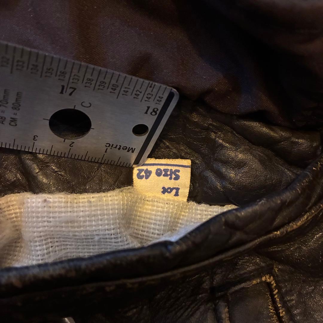 70s us vintage schott bros G-1 レザージャケット