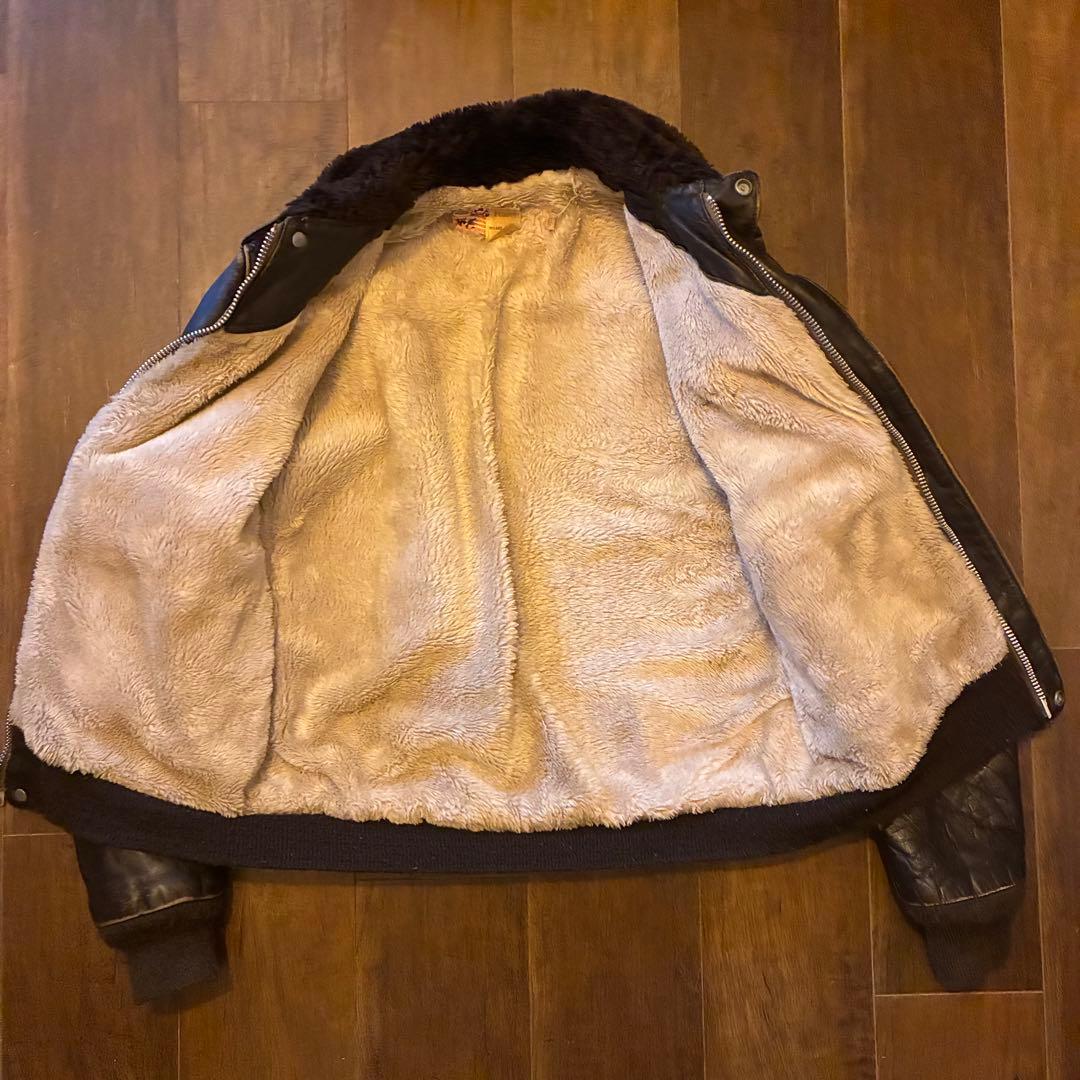 70s us vintage schott bros G-1 レザージャケット