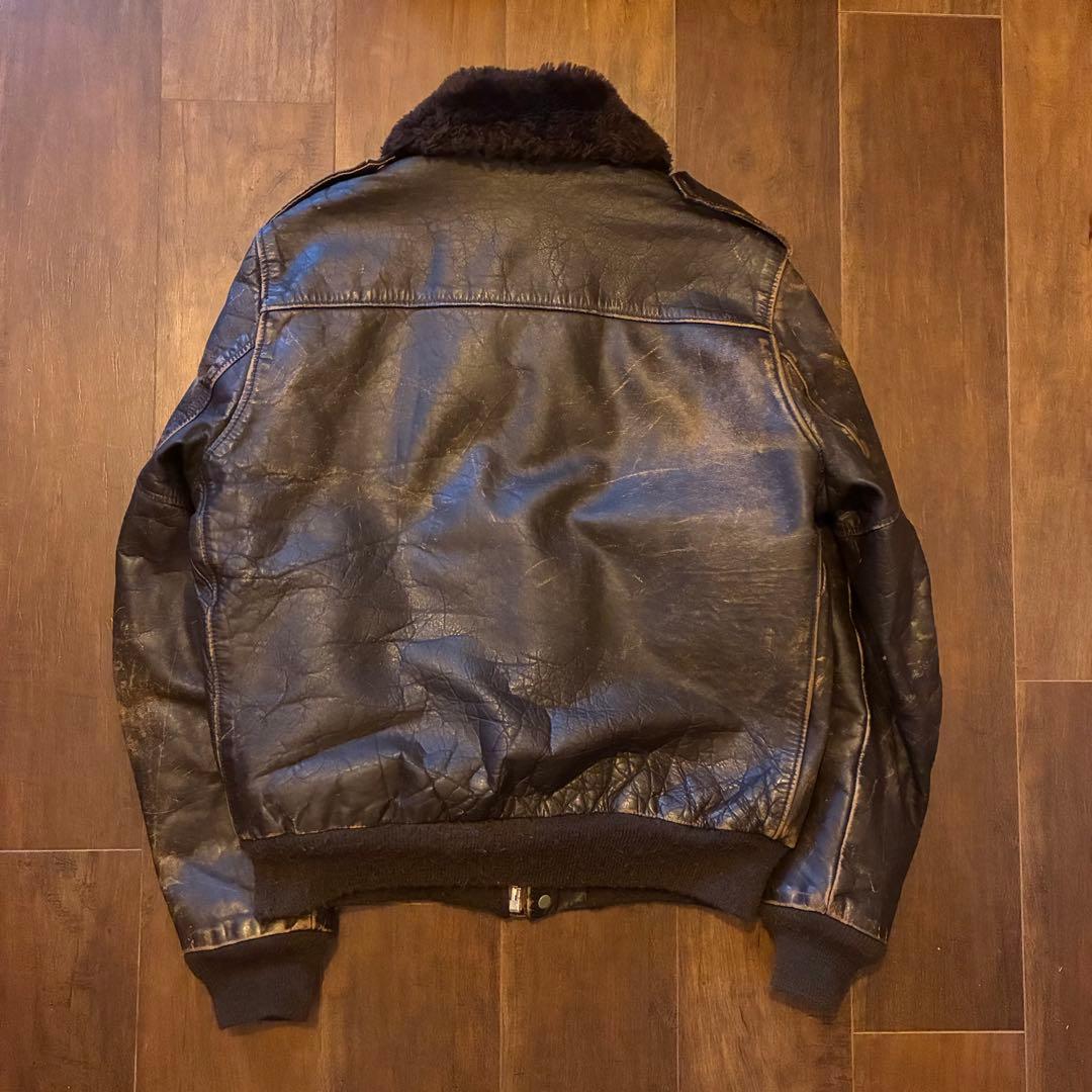 70s us vintage schott bros G-1 レザージャケット