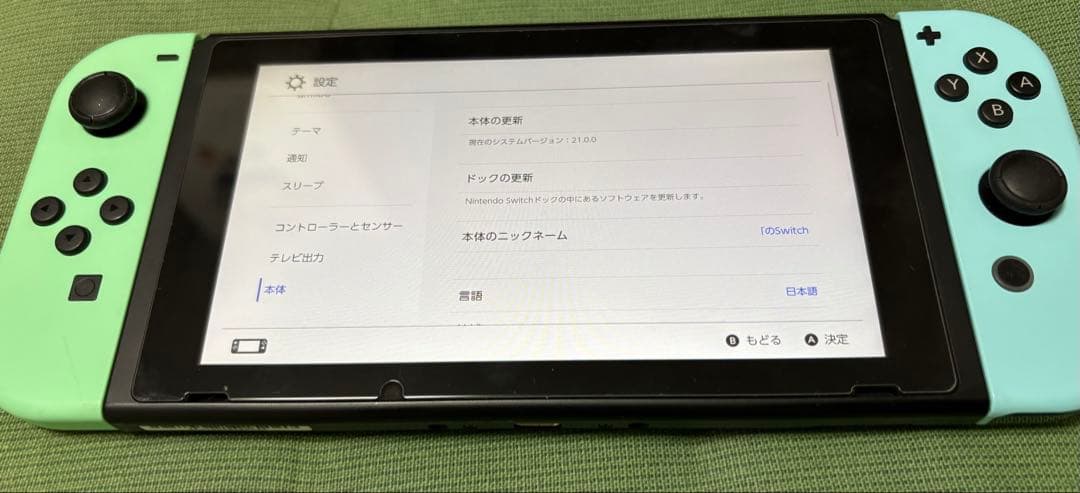 ニンテンドー　スイッチ　本体　どうぶつの森　特別デザインセット
