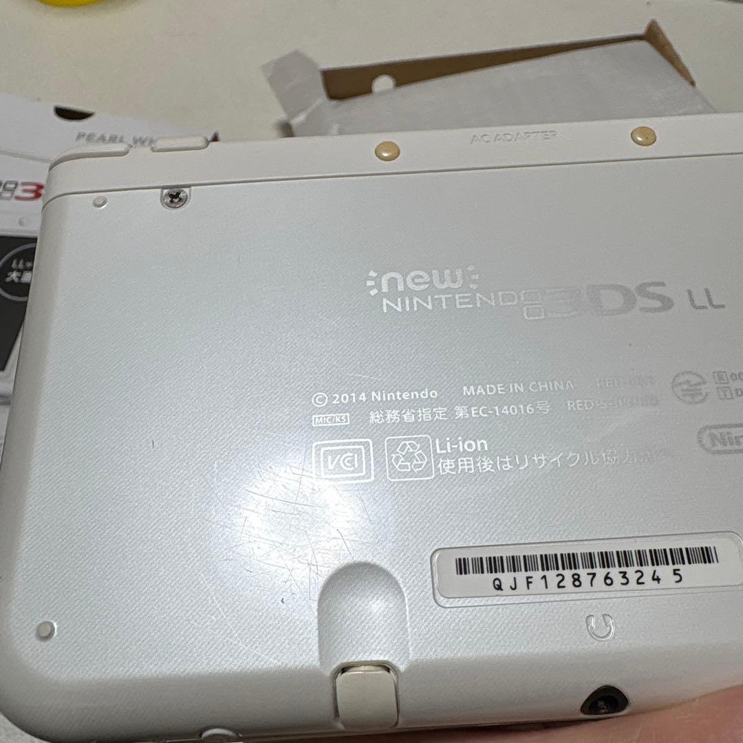 Newニンテンドー3DSLL パールホワイト　箱付き