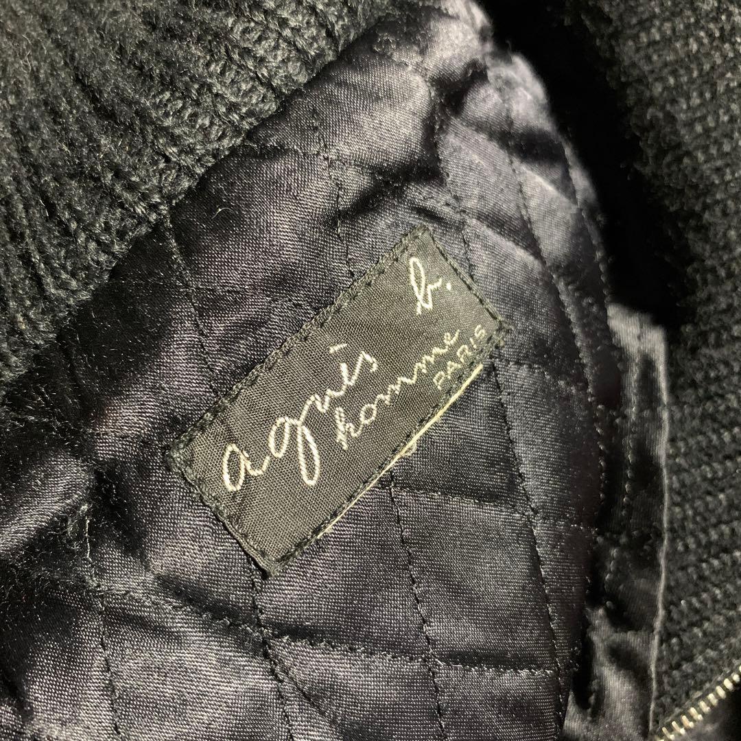 agnes.b homme Archive ニット切替短丈Wool Jacket