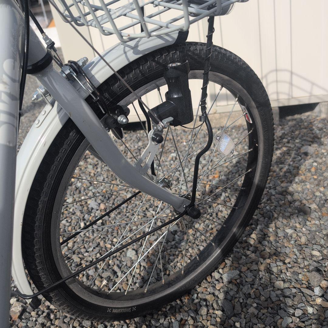 ブリジストン　bikke　22インチ　ブルーグレー
