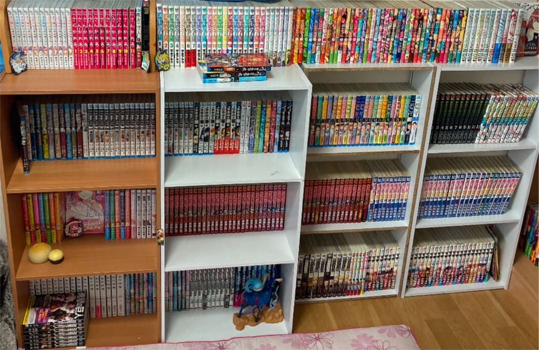 漫画ゲーム　1枚目今の本棚