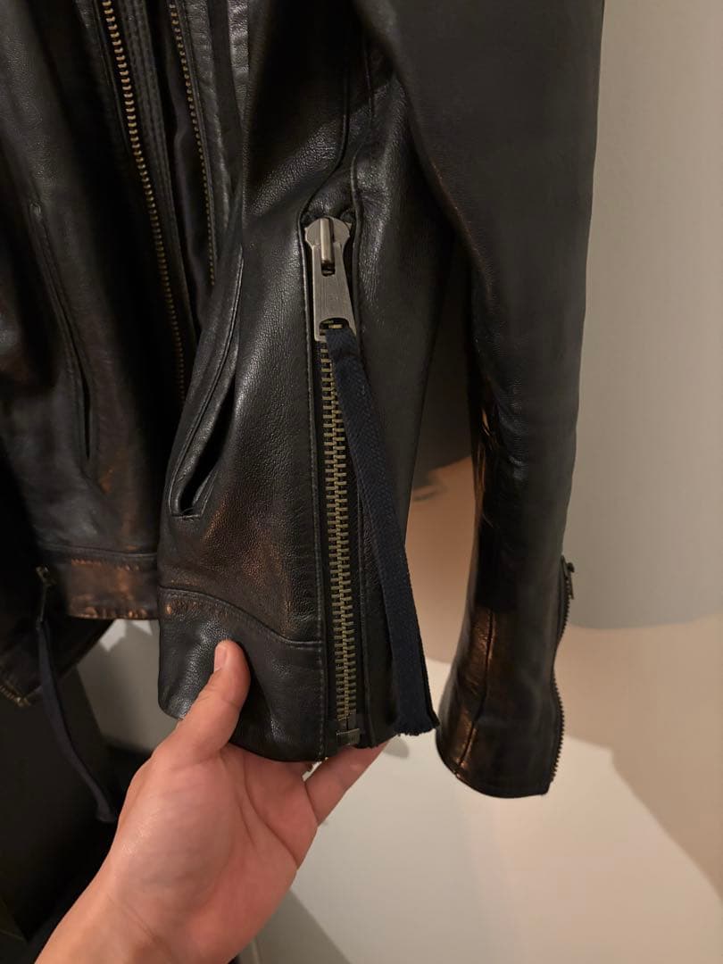 ジャケット・アウター Vintage Zip Single Riders Jacket