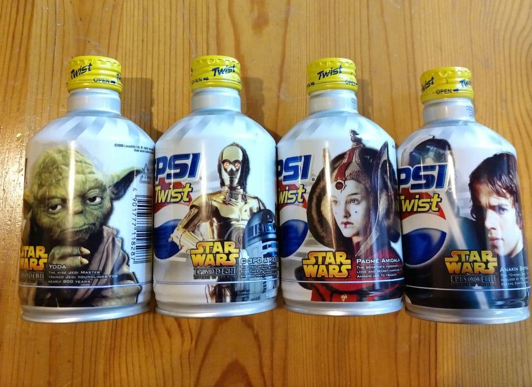 ペプシスターウォーズシリーズ3 ペプシ缶　ボトルキャップフルコンプステージセット