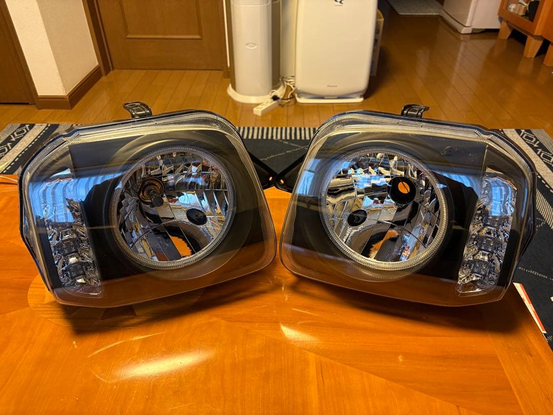 JB23 ジムニー リング付き ヘッドライト インナーブラック ジャンク