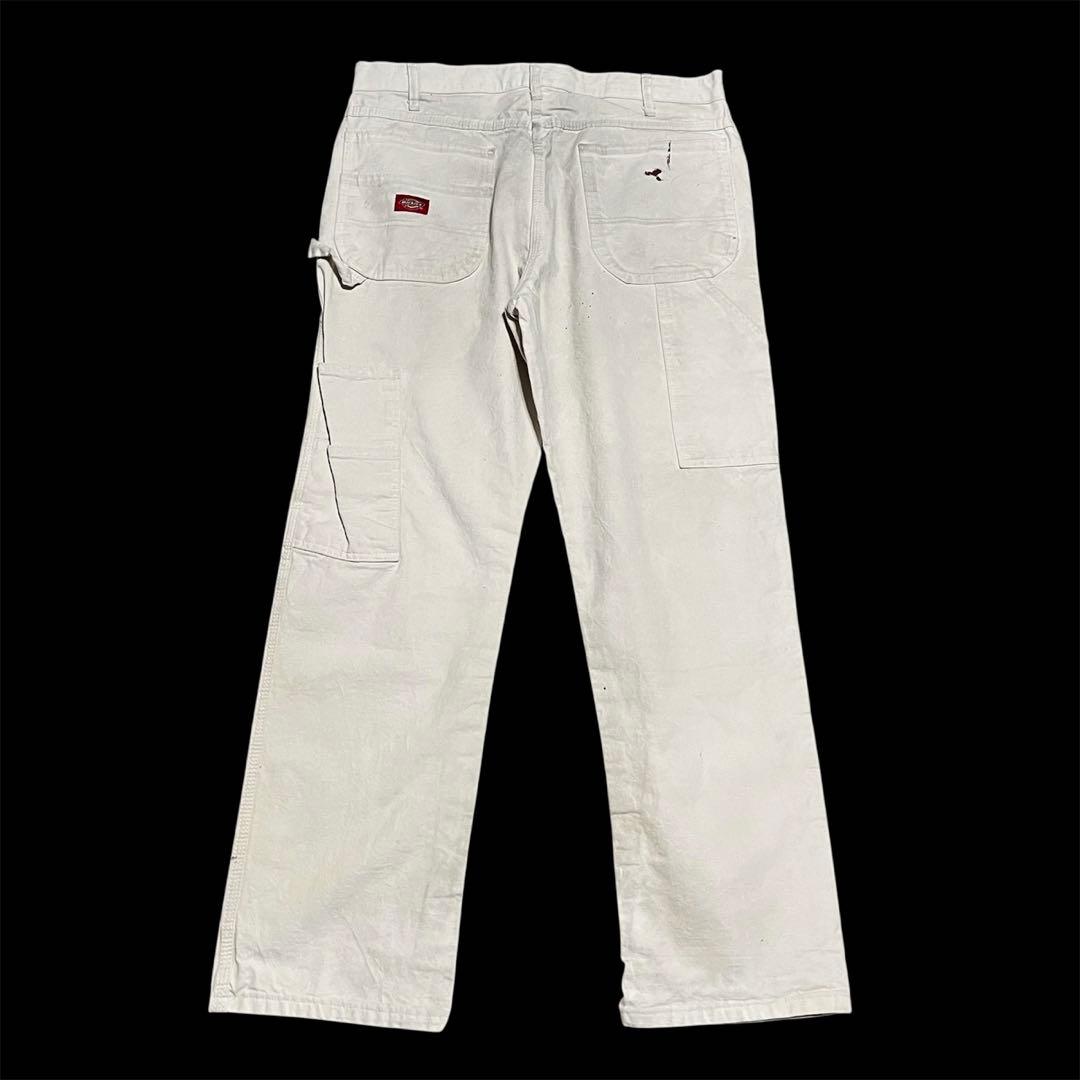 Dickies ペンキ ペインターパンツ ディッキーズ 白 ペイントW89