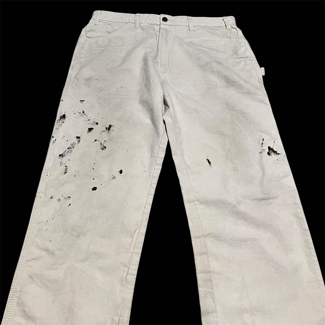 Dickies ペンキ ペインターパンツ ディッキーズ 白 ペイントW89