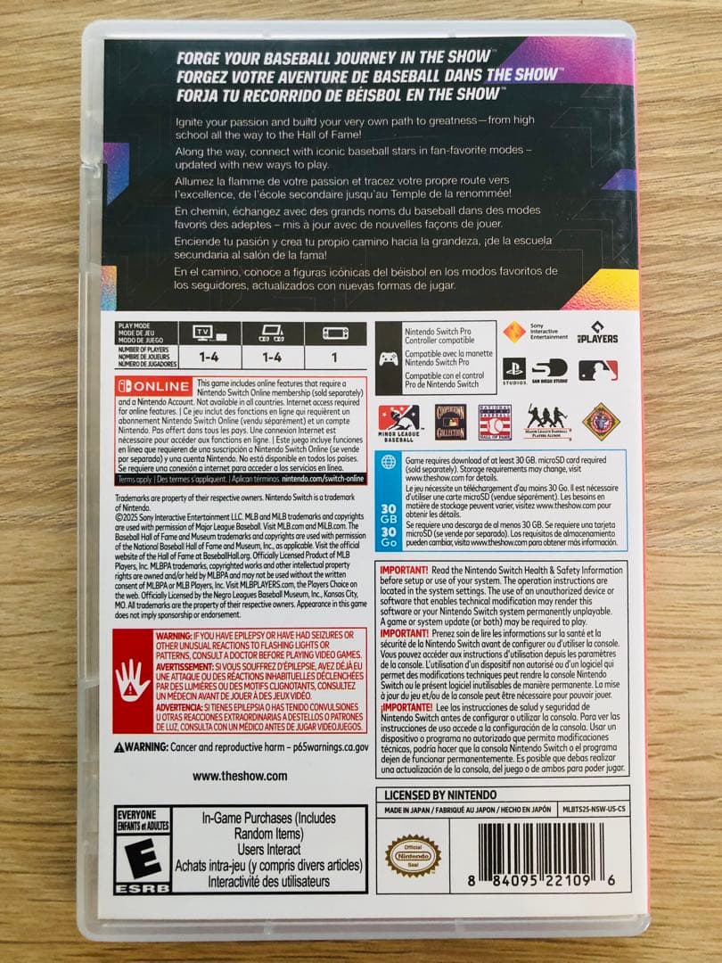 MLB The Show 25 任天堂 ニンテンドー Switch