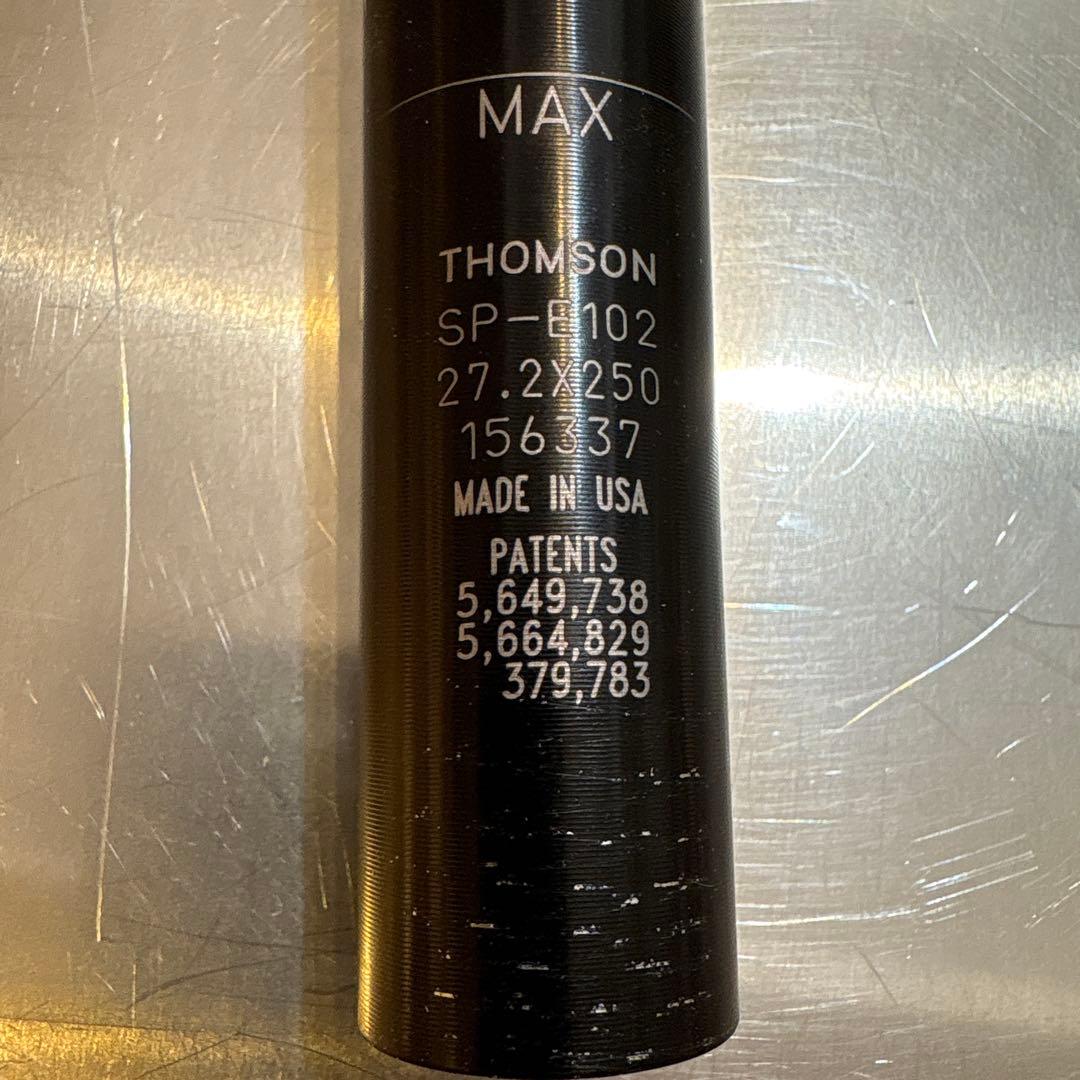 THOMSON シートポスト 27.2φ×250mm美品