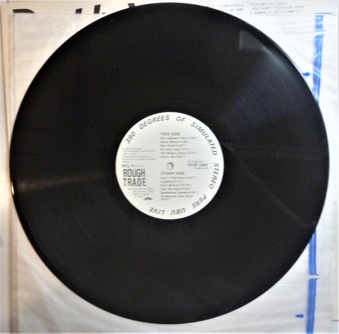 【超プレミア日本盤●アナログＬＰ】 PERE UBU　／　ペルウブライブ