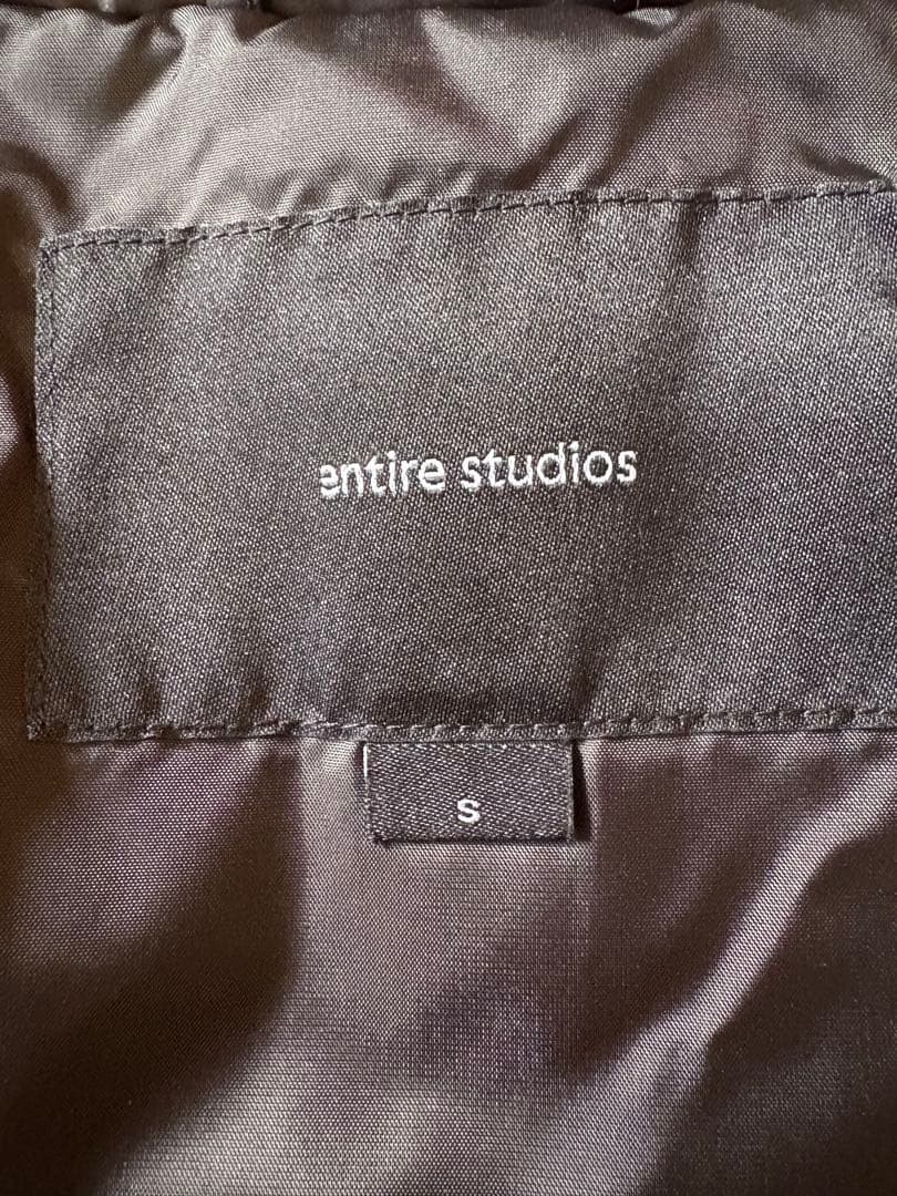 あむたん　美品 24SS Entire Studios ダウン ベスト S