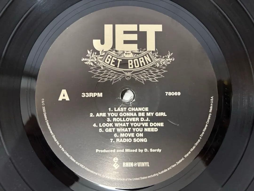 洋楽 JET LP GET BORN
