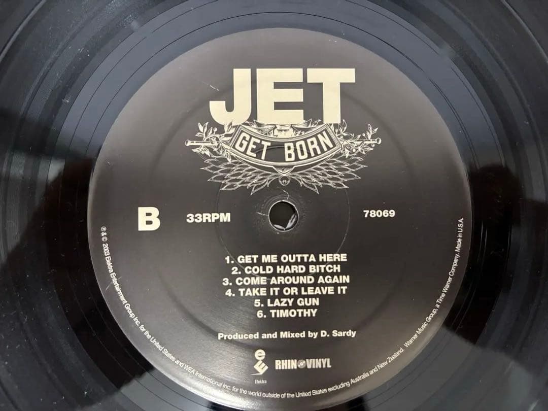 洋楽 JET LP GET BORN