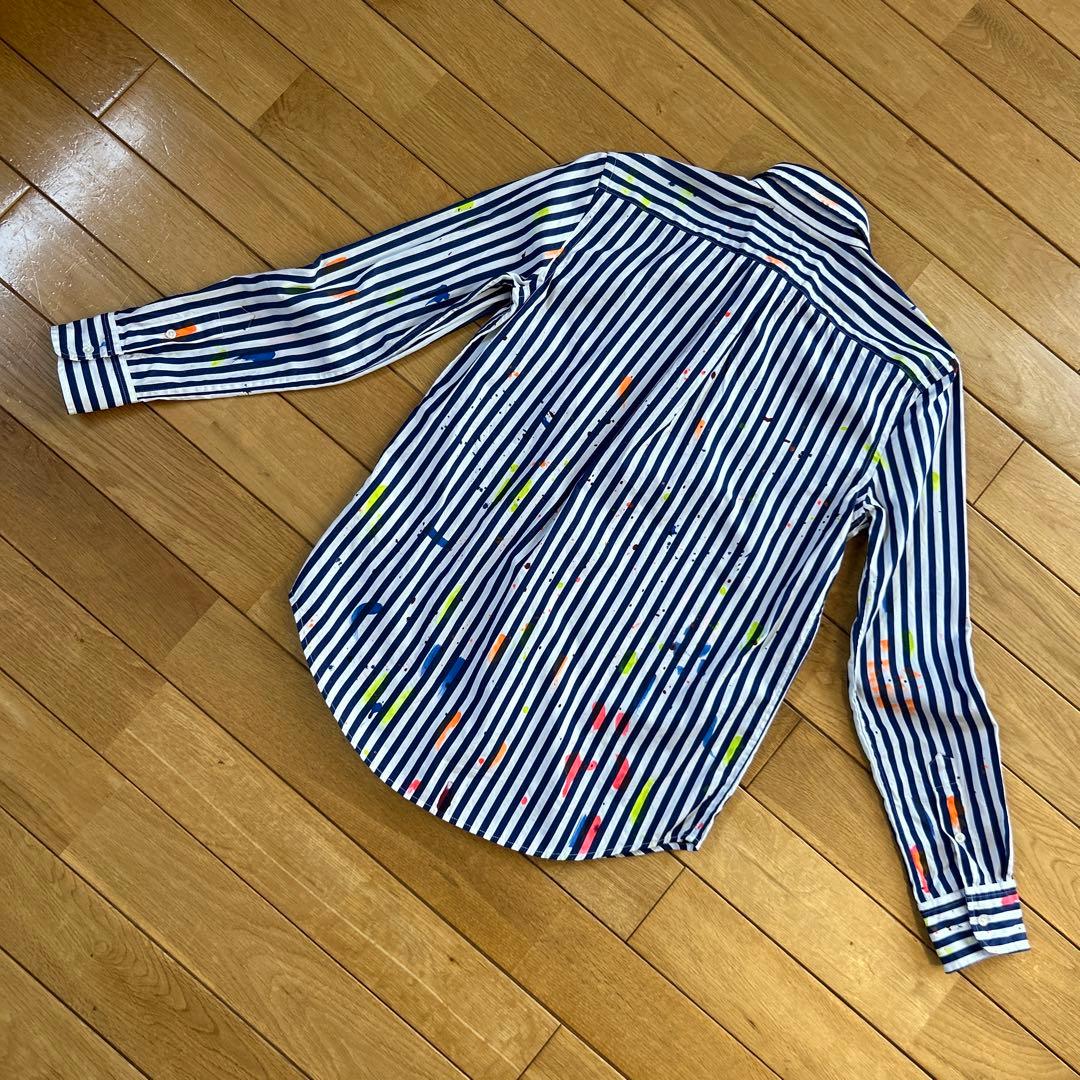 美品 ポロラルフローレン シャツ スプラッターペイント XS RELAXED